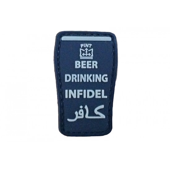 PVC Nášivka - Beer drinking infidel (BK)