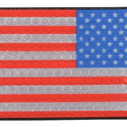 CID IR Nášivka - USA vlajka farebná reverzná