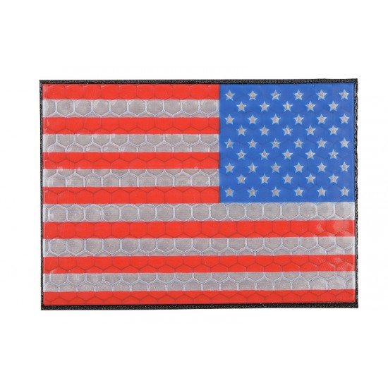 CID IR Nášivka - USA vlajka farebná reverzná