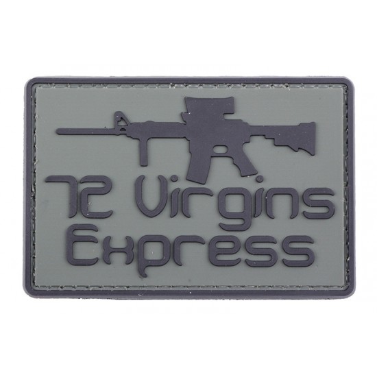 PVC Nášivka - 72 Virgins express PVC Nášivka - 72 Virgins express