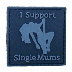 PVC Nášivka - I support single mums (BK)