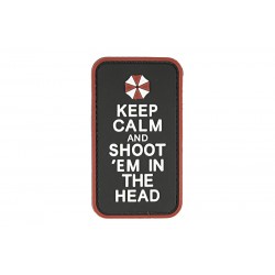 PVC Nášivka - Keep calm and shoot