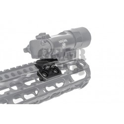 WADSN Offset RIS montáž 45 stupňov 55 mm KeyMod/M-LOK (BK)